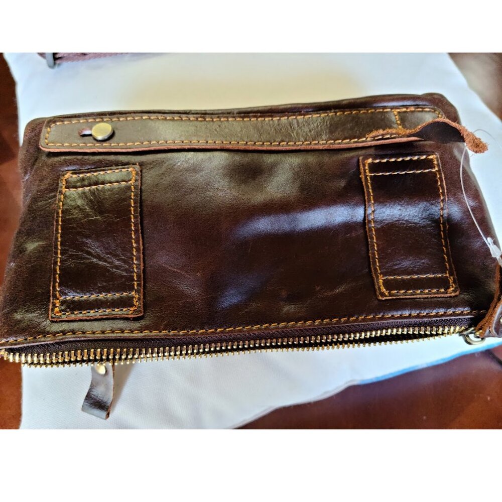 Fanny Pack Crossbody Bag Shoulder Leather Purse Travel Clutch Handbag Women Men - Picture 9 of 13